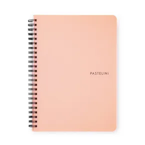 Zwillingsdrahtblock A5 PP PASTELINI apricot